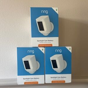 Ring Spotlight Cam Battery - bundle of 3